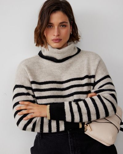 Grey Oliver Bonas Knitwear for Women Lyst UK