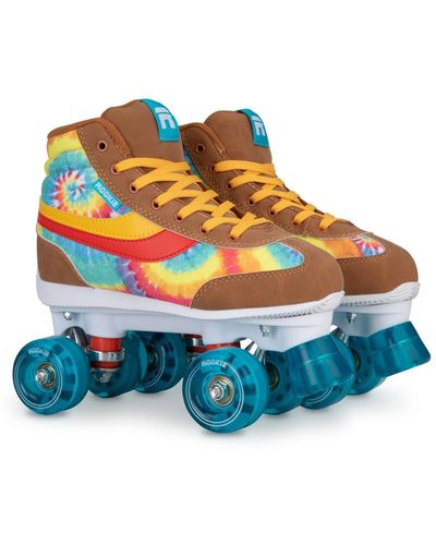 Oliver Bonas Rookie Legacy Tie Dye Quad Roller Skates, Size Uk 3 - Multicolour