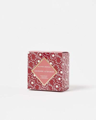 Oliver Bonas Geranium, Orange & Bergamot Shower Aroma Diffuser - Pink