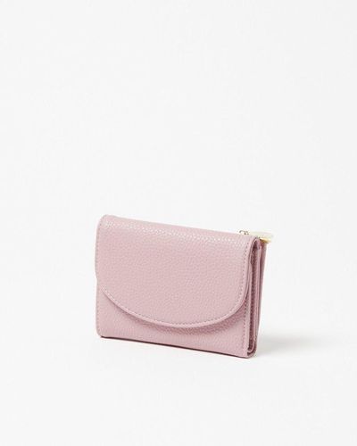 Oliver Bonas Mina Dusty Wallet - Pink