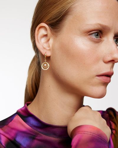 Oliver bonas anatola silver earrings deals