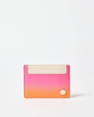 Oliver Bonas Ombre Pink & Orange Card Holder