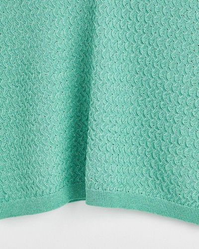 Oliver Bonas Sparkle V-neck Knitted Camisole Top - Green