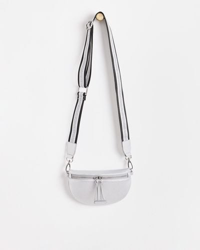 Oliver Bonas Becca Crossbody Belt Bag Mini - White