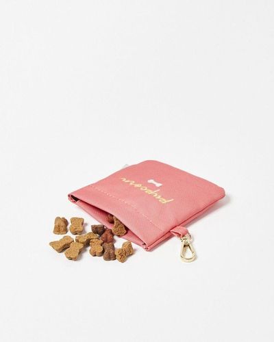 Oliver Bonas Pupcorn Dog Treat Bag Small - Pink