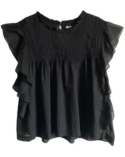 Isabel Marant Cotton Top - Black