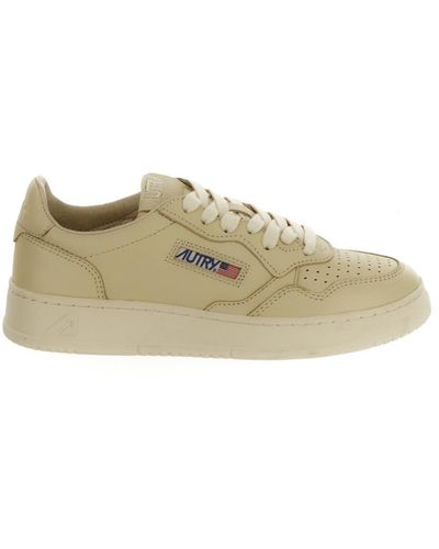 Autry Medalist Low Trainers - Natural