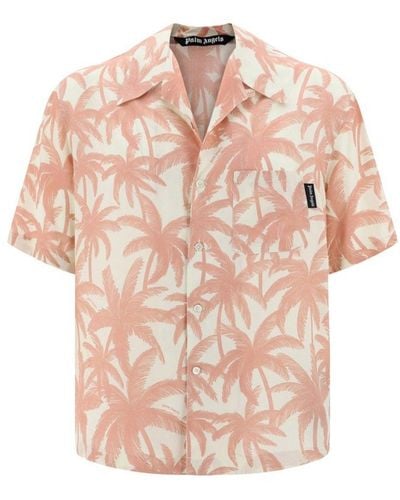 Palm Angels Palms Allover Shirt - Pink