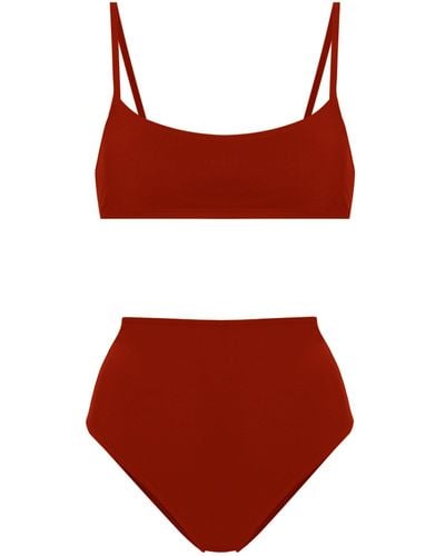 Lido Undici High Waist Bikini - Red