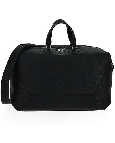 Alexander McQueen The Edge Zipped Duffle Bag in Black for Men Lyst