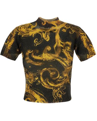 Versace Baroque Top - Black