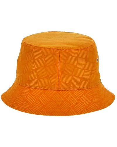 Bottega Veneta Tangerine Bucket Hat - Orange