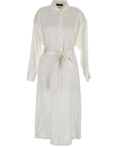 Fabiana Filippi Viscose Dress - White
