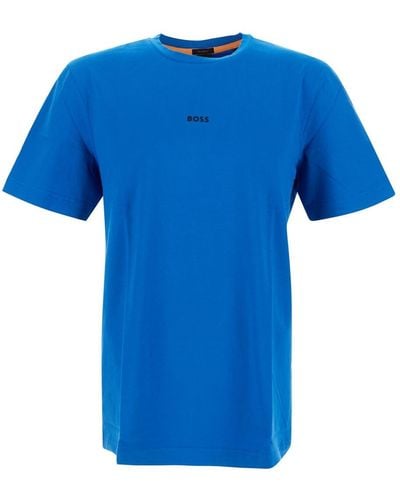 BOSS Cotton T-shirt - Blue