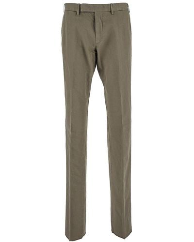 Zegna Cotton Pants - Gray