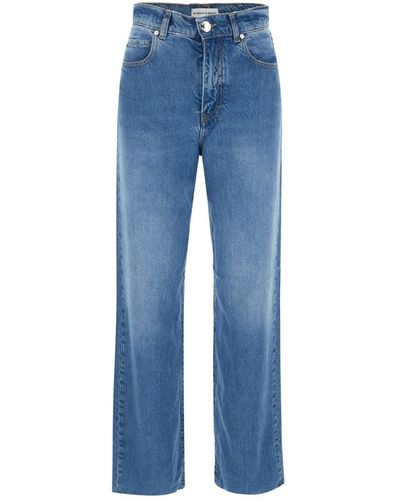 Pinko Wilma Wide-leg Jeans - Blue