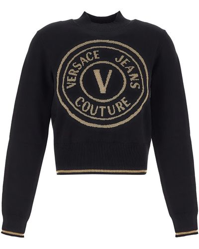 Versace Jeans Couture Logo Knit - Black