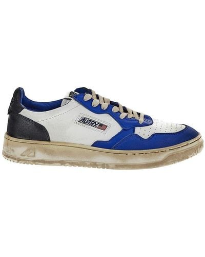 Autry Medalist Low Super Vintage Sneakers - Blue