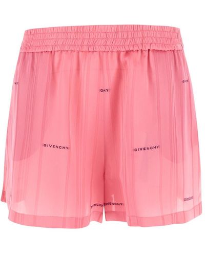 Givenchy Logo Shorts - Pink