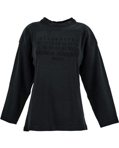 Maison Margiela Cotton Sweatshirt - Black