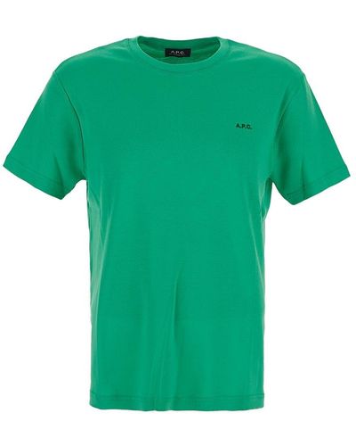 A.P.C. Cotton T-shirt - Green