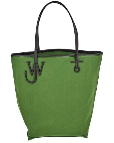 JW Anderson Tall Anchor Tote Bag - Green