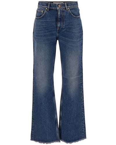 Golden Goose New Cropped Flare Jeans - Blue