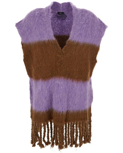 Etro Fringes Knit - Purple