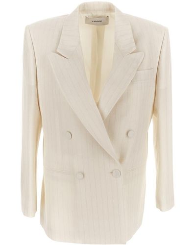 Lardini Wool Jacket - White