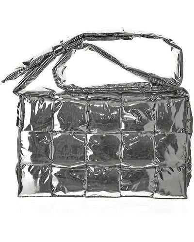 Bottega Veneta Padded Cassette Bag - Gray