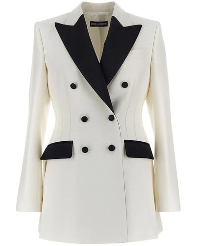 Dolce & Gabbana Double-breasted Jacket - White