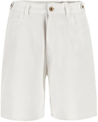 Pence White Shorts