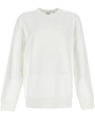 Burberry Cotton Sweatshirt - White