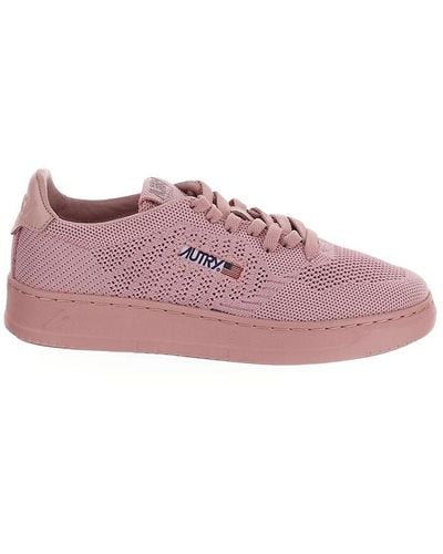 Autry Easeknit Low Trainers - Purple