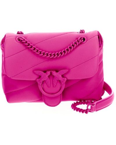 Pinko Love Puff Bag - Purple