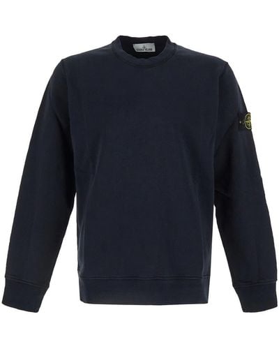 Stone Island Cotton Sweatshirt - Blue
