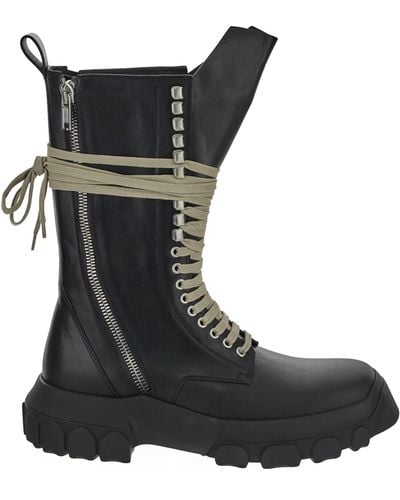 Rick Owens Army Tractor Boot - Black