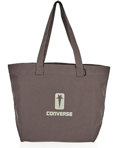 Rick Owens DRKSHDW x Converse Logo Tote Bag - Brown