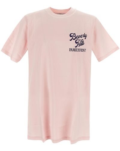 FAMILY FIRST Cotton T-shirt - Pink