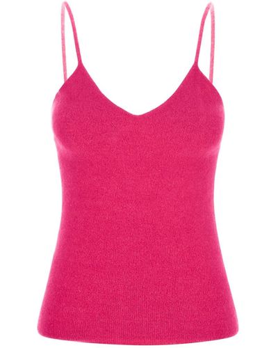 Laneus Knitted Tank Top - Pink