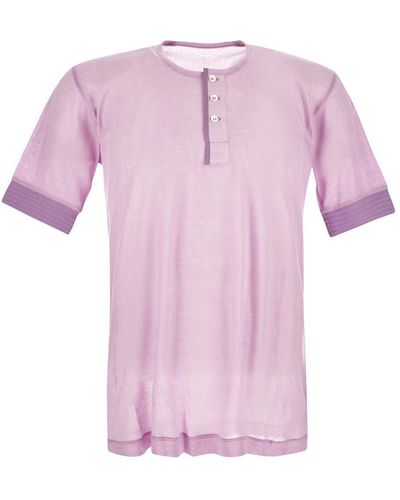 Maison Margiela Buttoned T-shirt - Pink