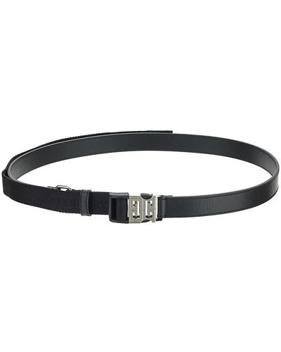 Givenchy 4g Release Buckle Belt - White