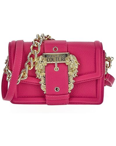 Versace Couture Buckle Trunk Bag - Pink