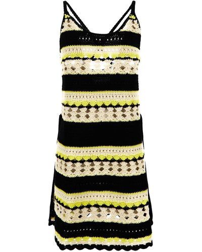 Ganni Crochet Dress - Black