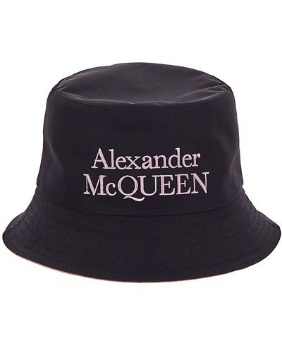 Alexander McQueen Reversible Bucket Hat - Blue
