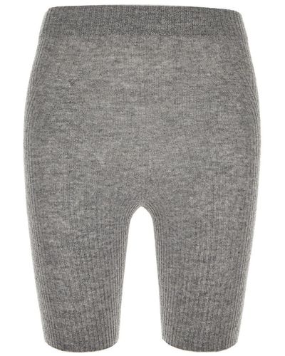 Laneus Knit Biker Shorts - Gray