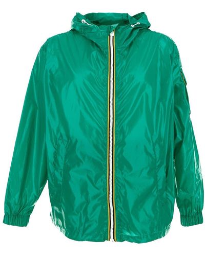 K-Way Claudel Light Glass Jacket - Green