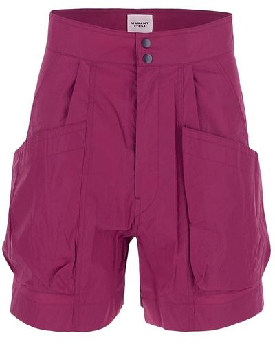 Isabel Marant Ferdini Shorts - Purple