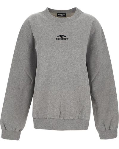 Balenciaga Logo Sweatshirt - Gray