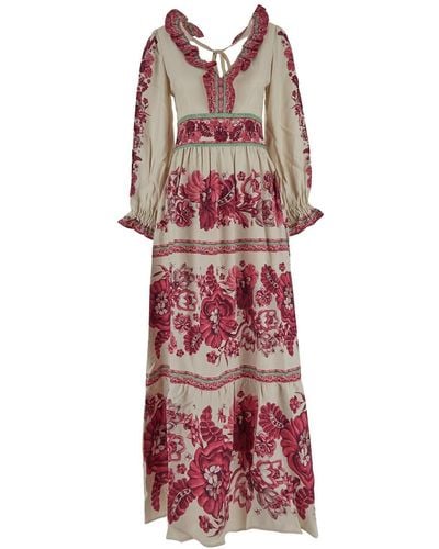 La DoubleJ Printed Dress - Red